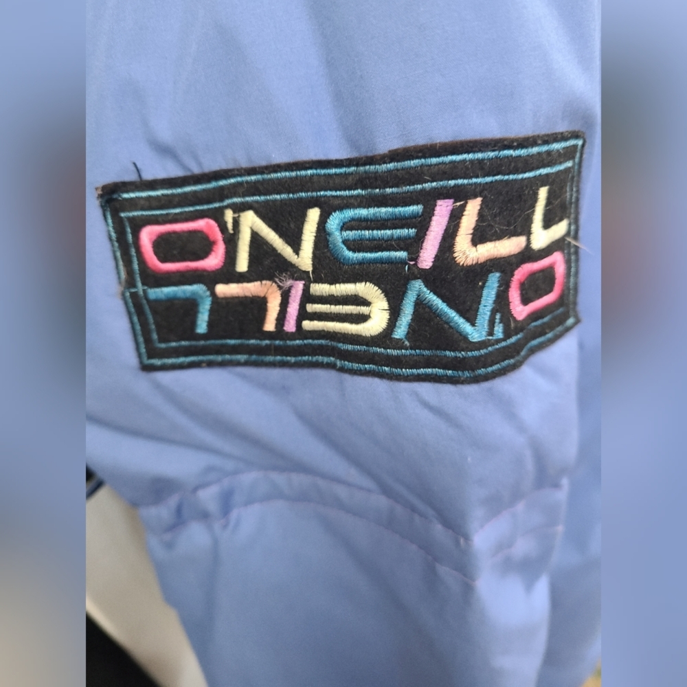 O'NEILL FUR HOOD BLUE PUFFER COAT SIZE S - Picture 5 of 5